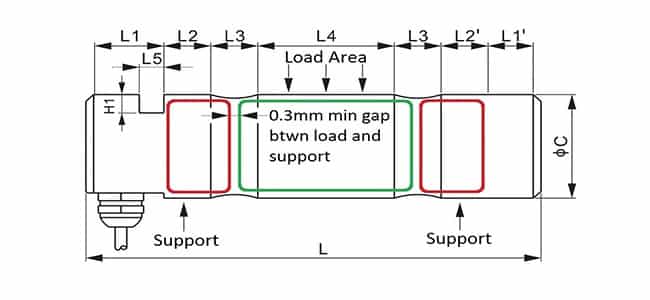 Load Pin Dimensions