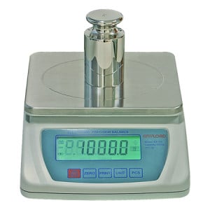 EB100 Precision Balance, Division 0.1g, LCD 6-Digit Display, 16 Units of Measurement, RS-232 Communication Port