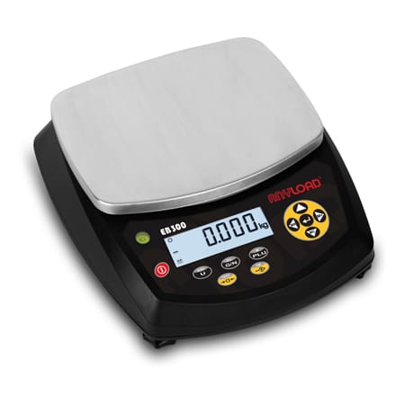 EB300 Precision Balance with Visual and Acoustic Anunciators, LCD 6-Digit Display, RS-232 Communication Port