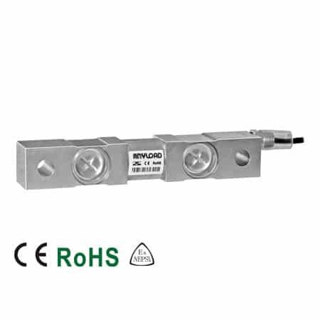 102ES Double Ended Beam Load Cell, Stainless Steel, Welded Seal, IP68