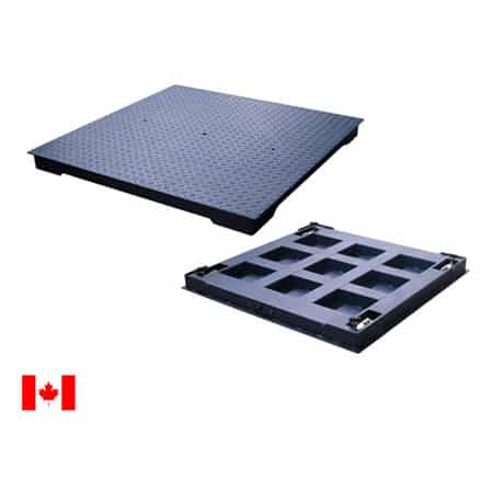 FSP-HD Legal for Trade Heavy Duty Mild Steel Floor Scale, Measurement Canada Certified, NTEP Certified Load Cells