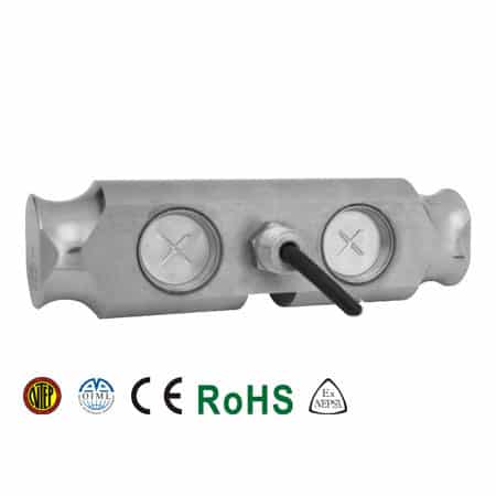 102FS Double Ended Beam Load Cell, Stainless Steel, Welded Seal, IP68