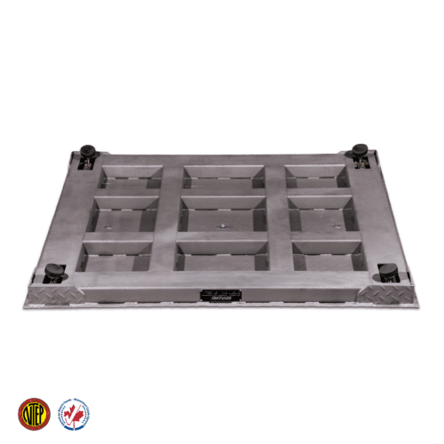 <span style="font-family: Pilat; font-weight: 800; color: #D52B1E;">FSP-SS-S4</span> Stainless Steel Floor Scale - Image 2