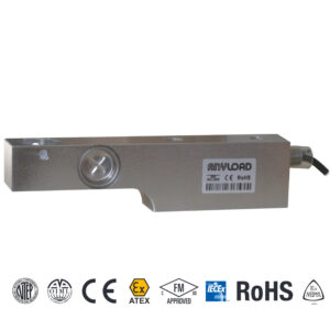563YSSB Single Ended Beam Load Cell, Stainless Steel, Welded Seal, IP68