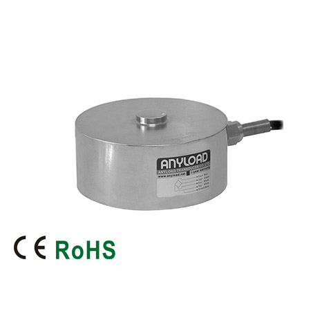 266AS Compression Load Cell, Stainless Steel, Welded Seal, IP68
