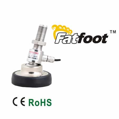 ANYLOAD | 106MH-ES-F Fatfoot Load Cell with Fixed Cable, Stainless Steel, Welded Seal, IP67