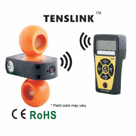 ANYLOAD | 110RH-WL, 805HP-WL Wireless Tension Link or Dynamometer, Alloy Steel-Powder Coating / ABS, LCD, IP67 / IP65