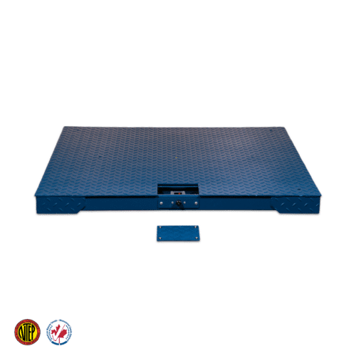 <span style="font-family: Pilat; font-weight: 800; color: #D52B1E;">FSP-TA</span> Dual Access Mild Steel Floor Scale - Image 2