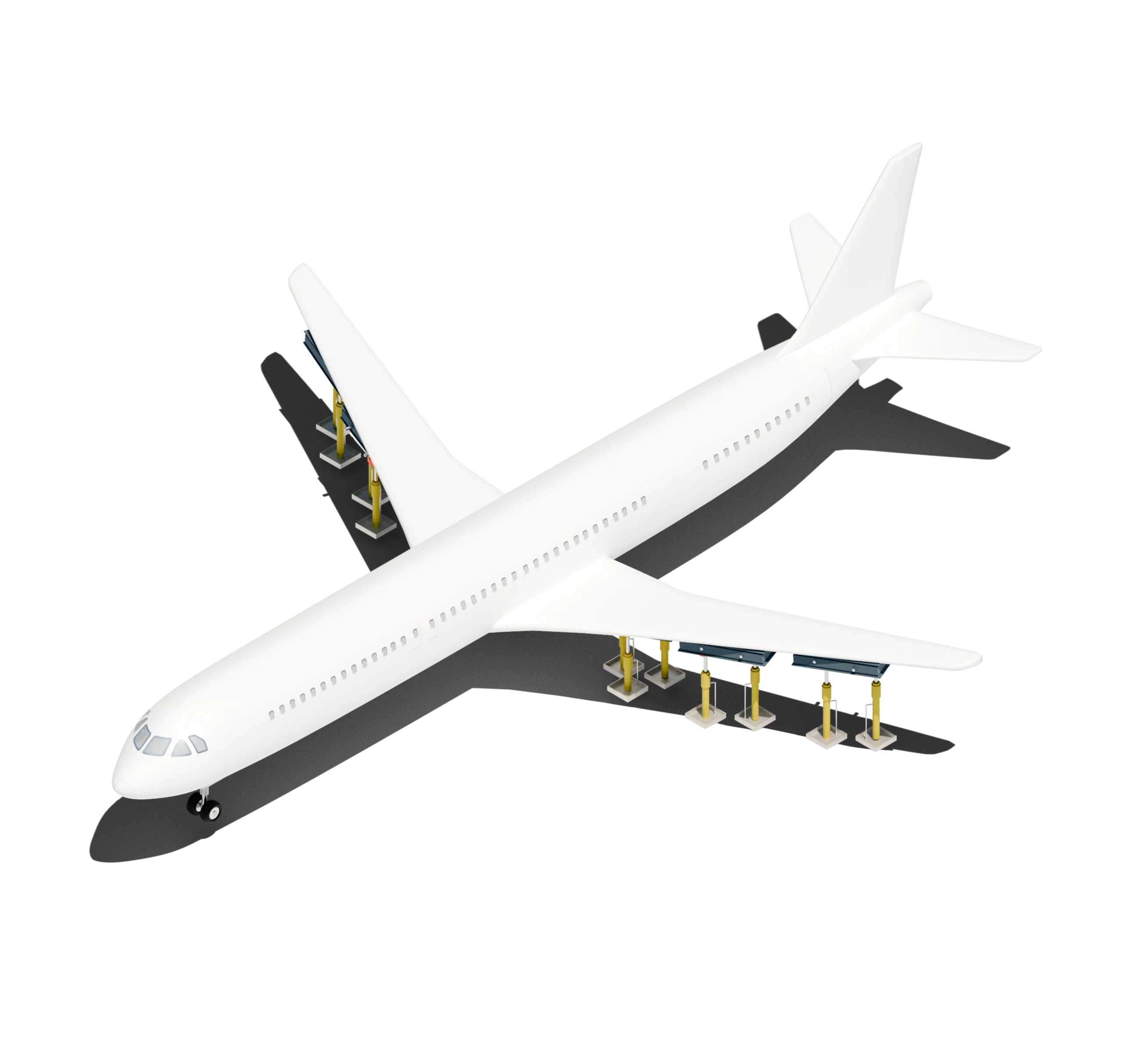 Aerospace-Grade Load Cells for Wing Fatigue Test - ANYLOAD Weigh & Measure